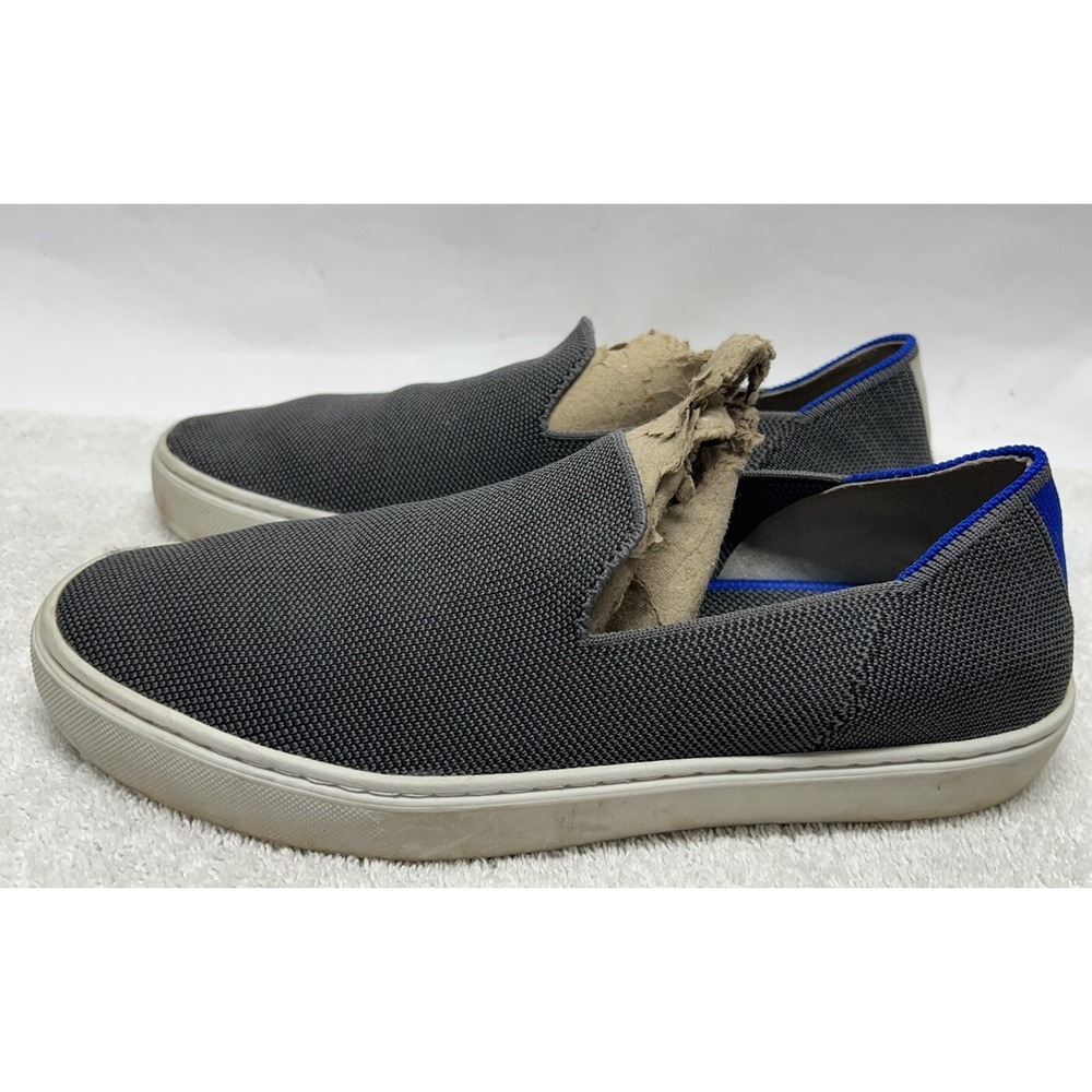 Rothy's Womens Size 8.5 Gray The Original Slip On Sneaker Shoes - Picture 2 of 8